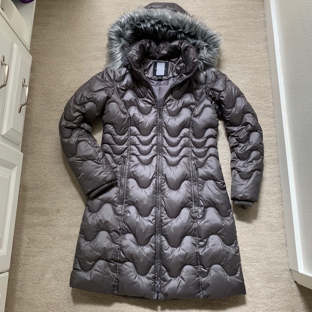Miss Gallery Woven Puffer Jacket